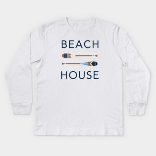 Beach House Paddles Kids Long Sleeve T-Shirt